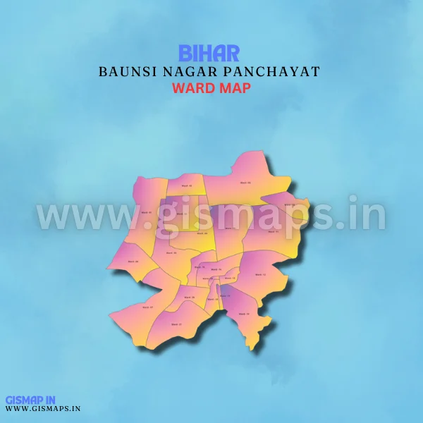 Baunsi Nagar Panchayat Ward Map